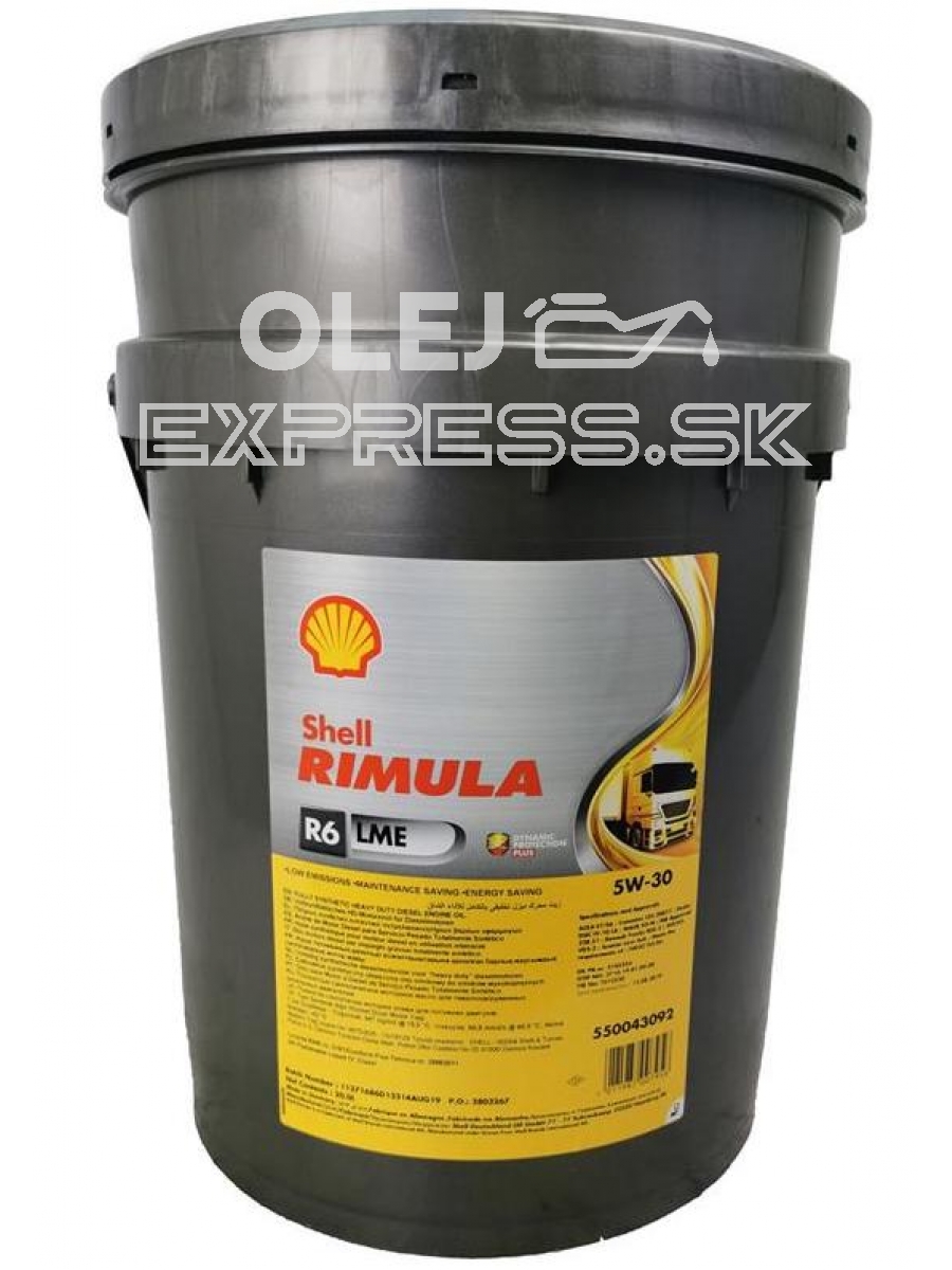 Shell Rimula R6 LME 5W-30 20L