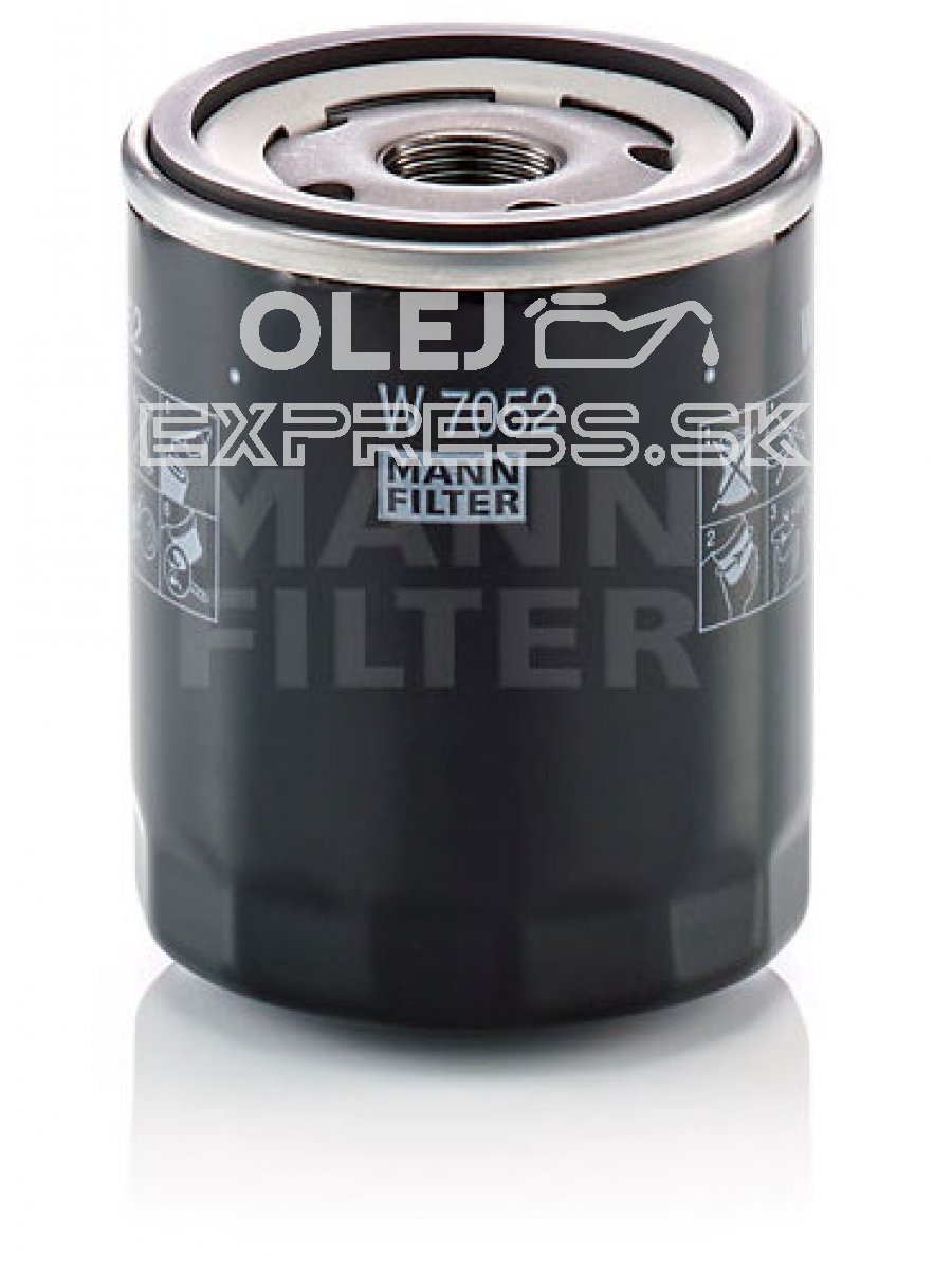 Olejový filter MANN FILTER W 7052