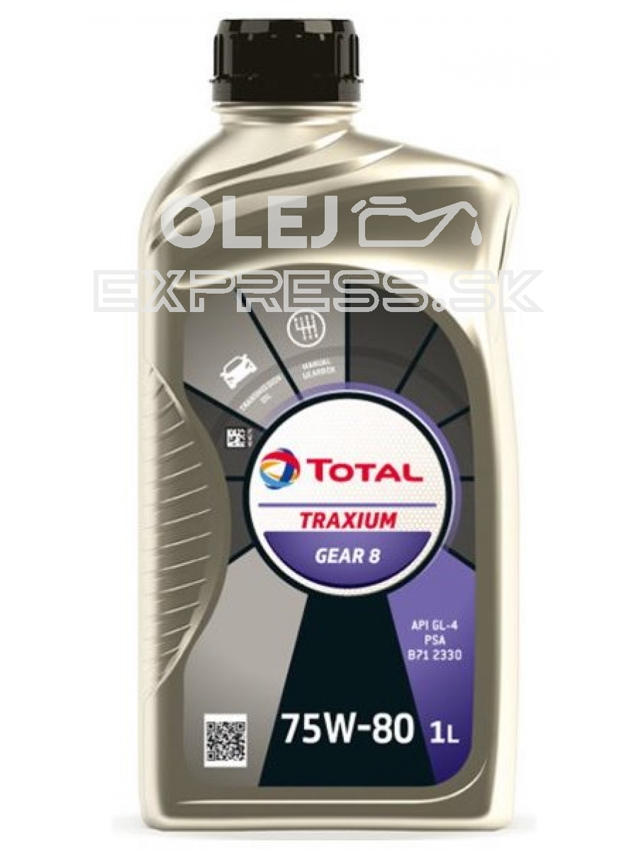 Total Traxium Gear 8 75W-80 1L