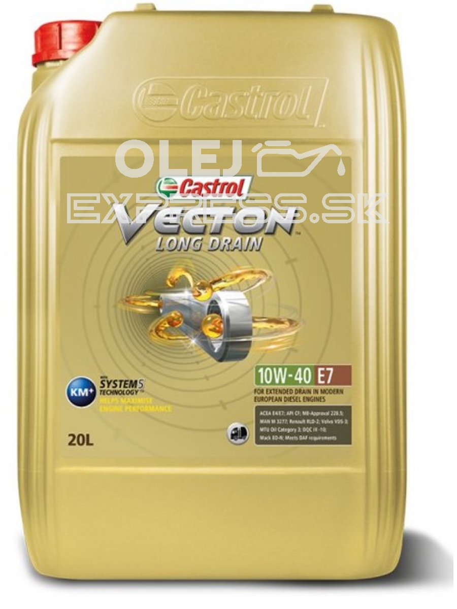 Castrol Vecton Long Drain 10W-40 E7 20L