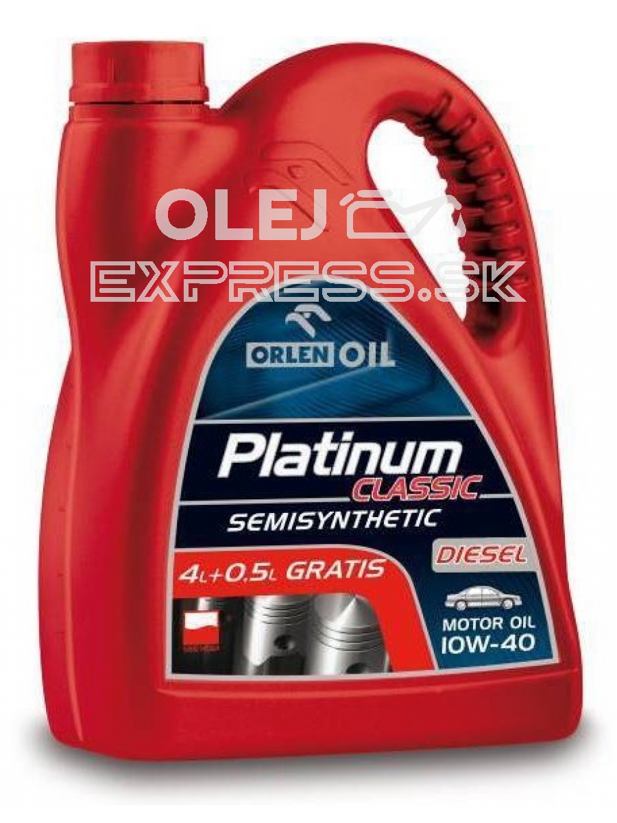 Orlen Oil Platinum Classic Diesel Semisynthetic 10W-40 4,5L