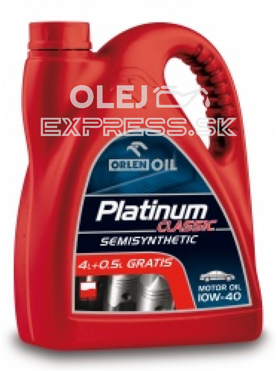 Orlen Oil Platinum Classic Semisynthetic 10W-40 4,5L