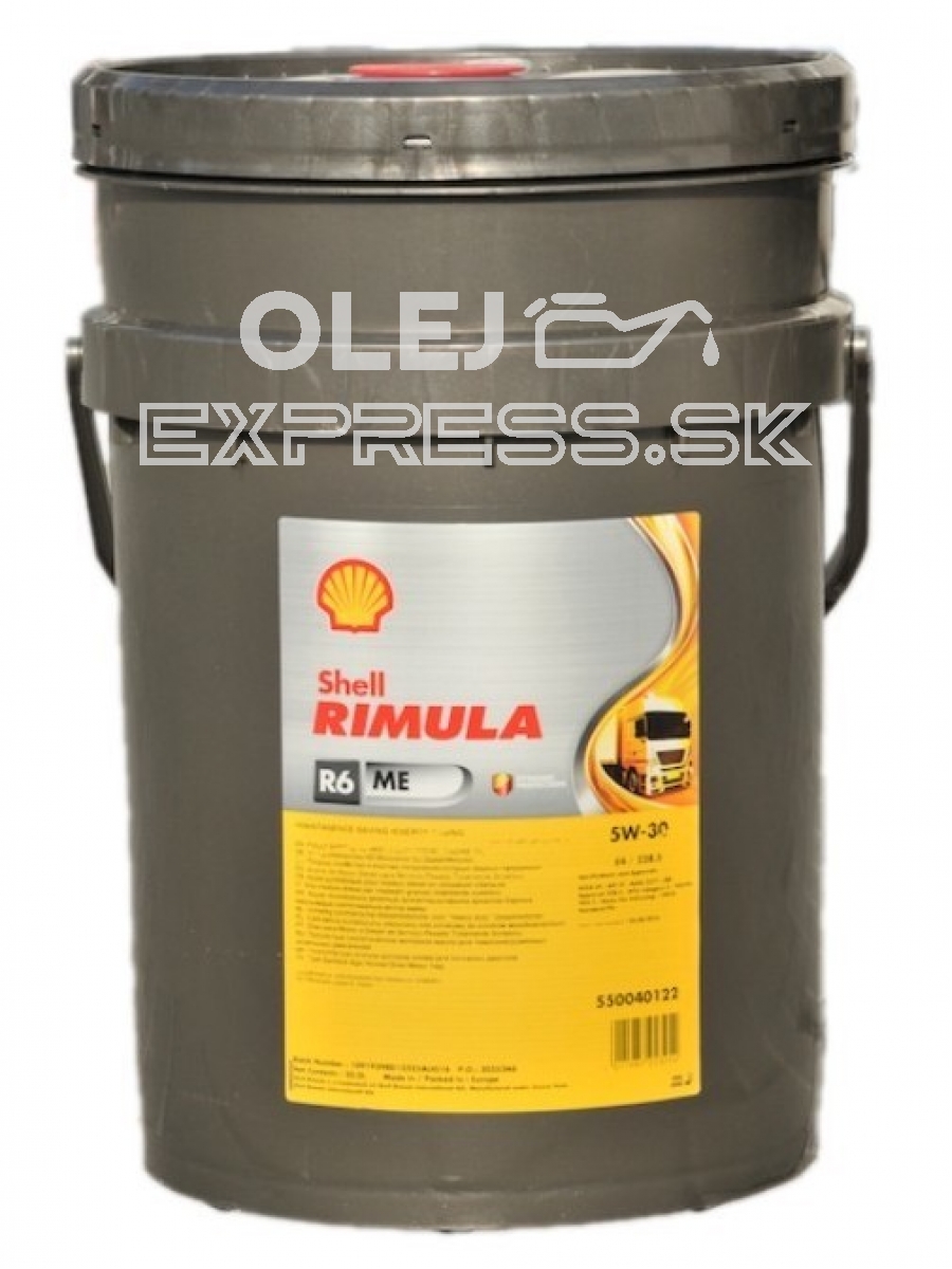 Shell Rimula R6 ME 5W-30 20L