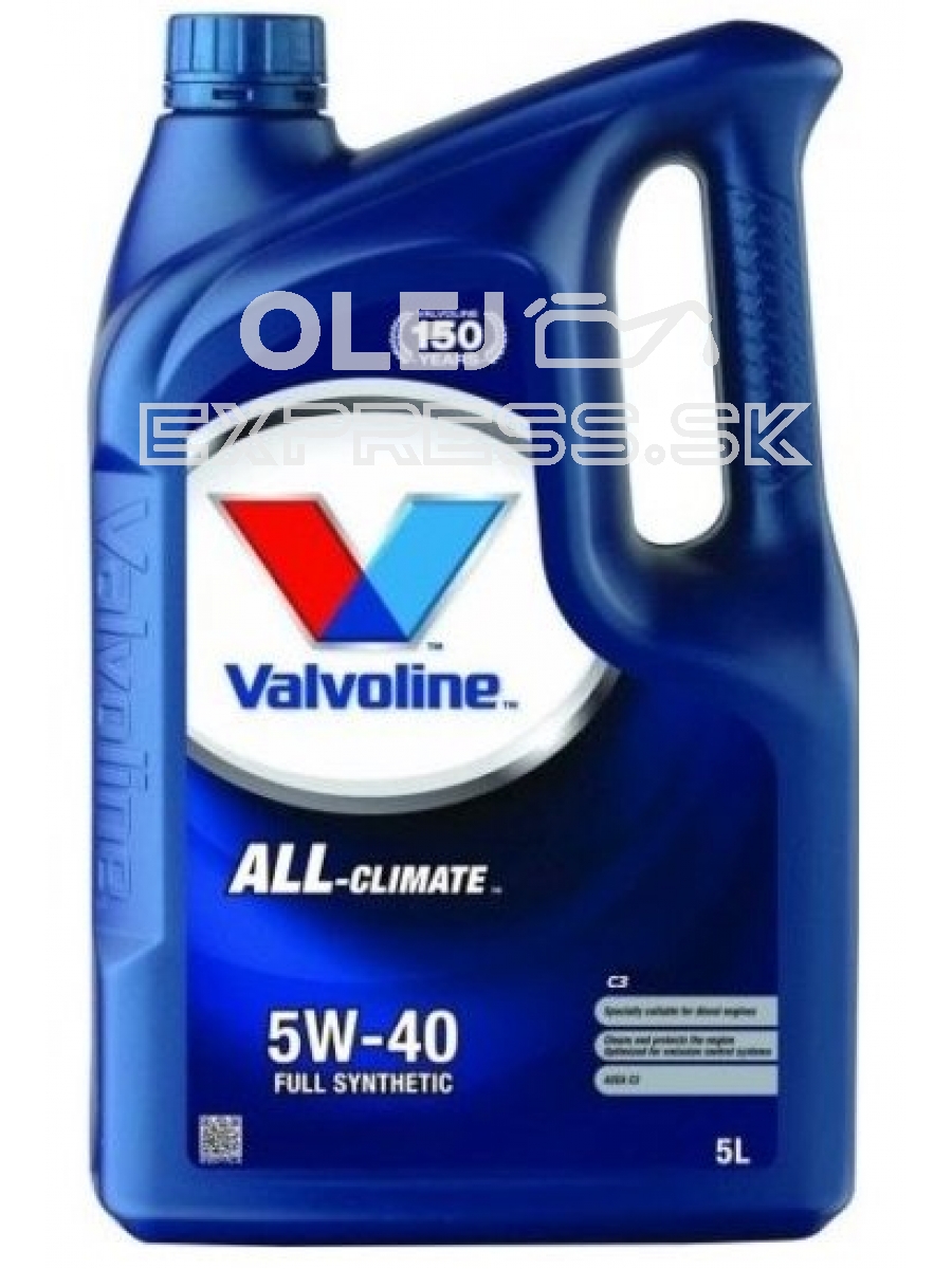 Valvoline All Climate C3 5W-40 5L