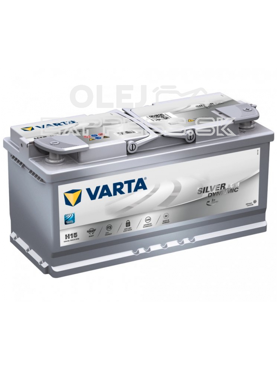 Varta Silver Dynamic AGM 12V 105Ah 950A (H15)