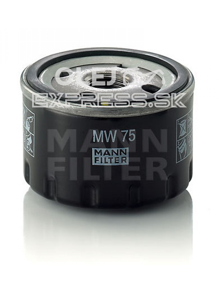 Olejový filter MANN FILTER MW 75