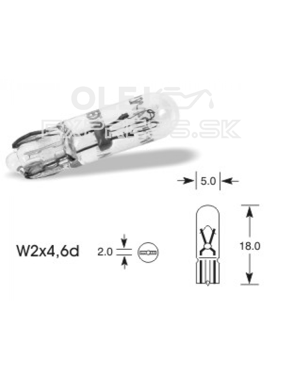 QLUX 24V 1,2W W2X4,6D