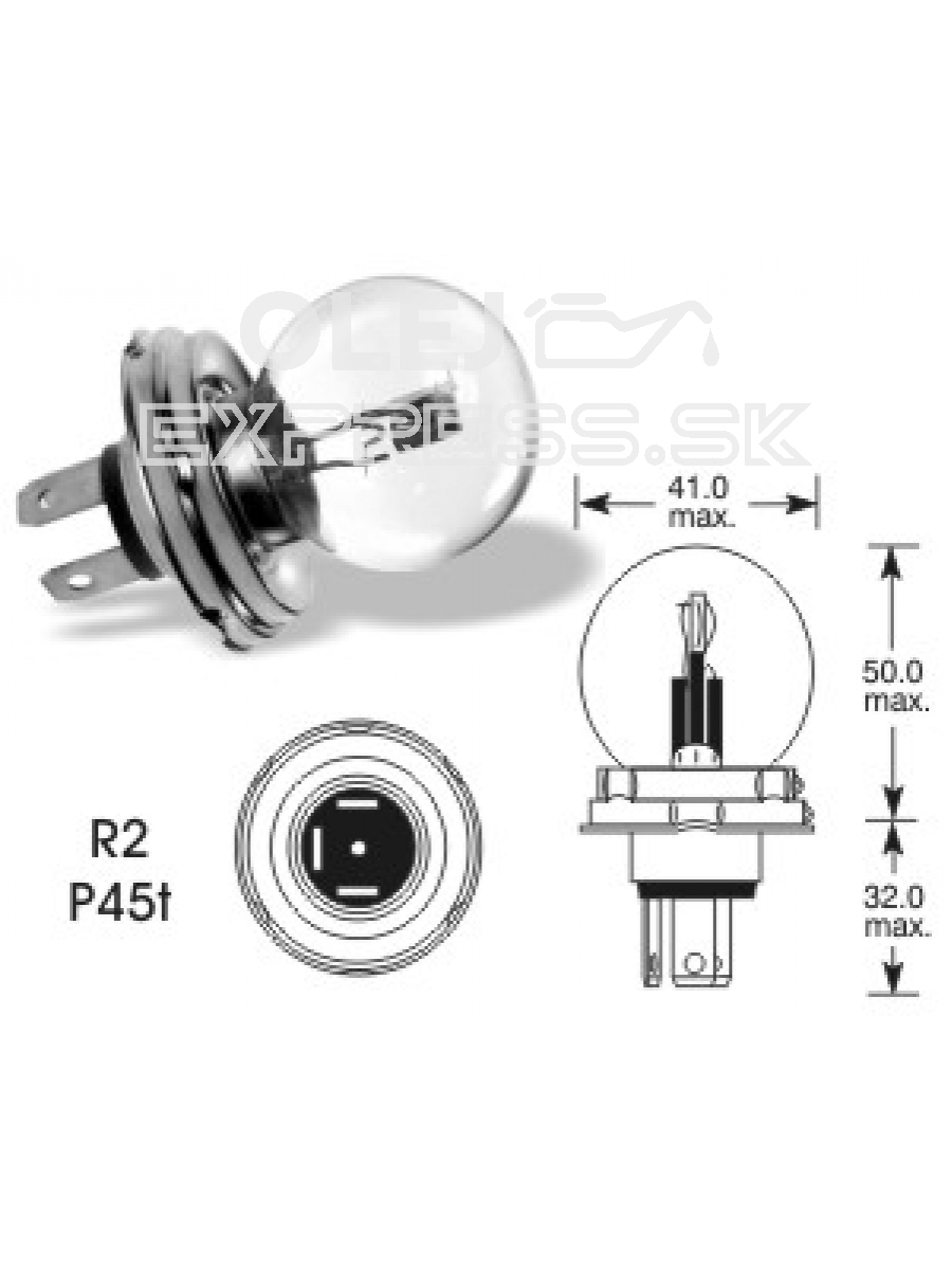 Elta 12V 45/40W P45T R2