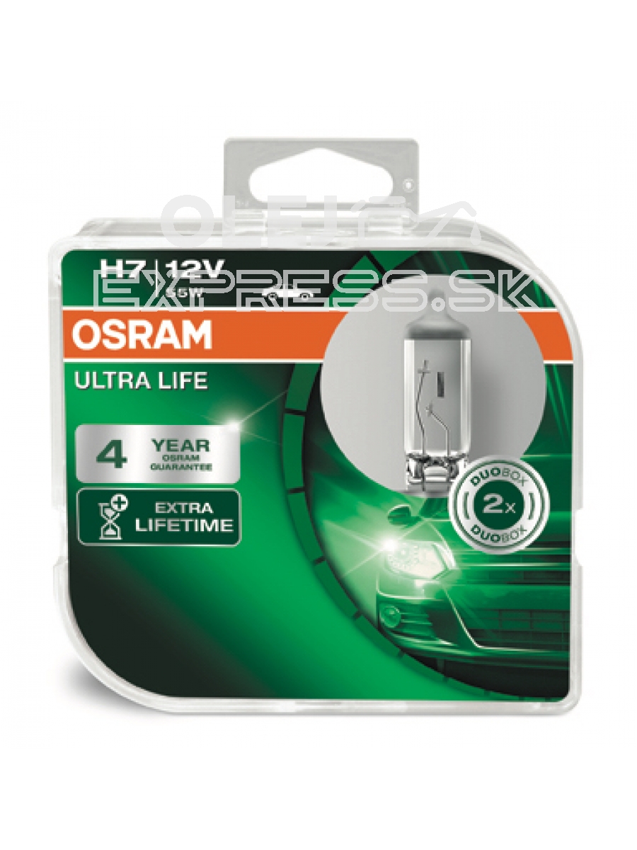 Osram H7 12V 55W PX26d Ultra Life Box