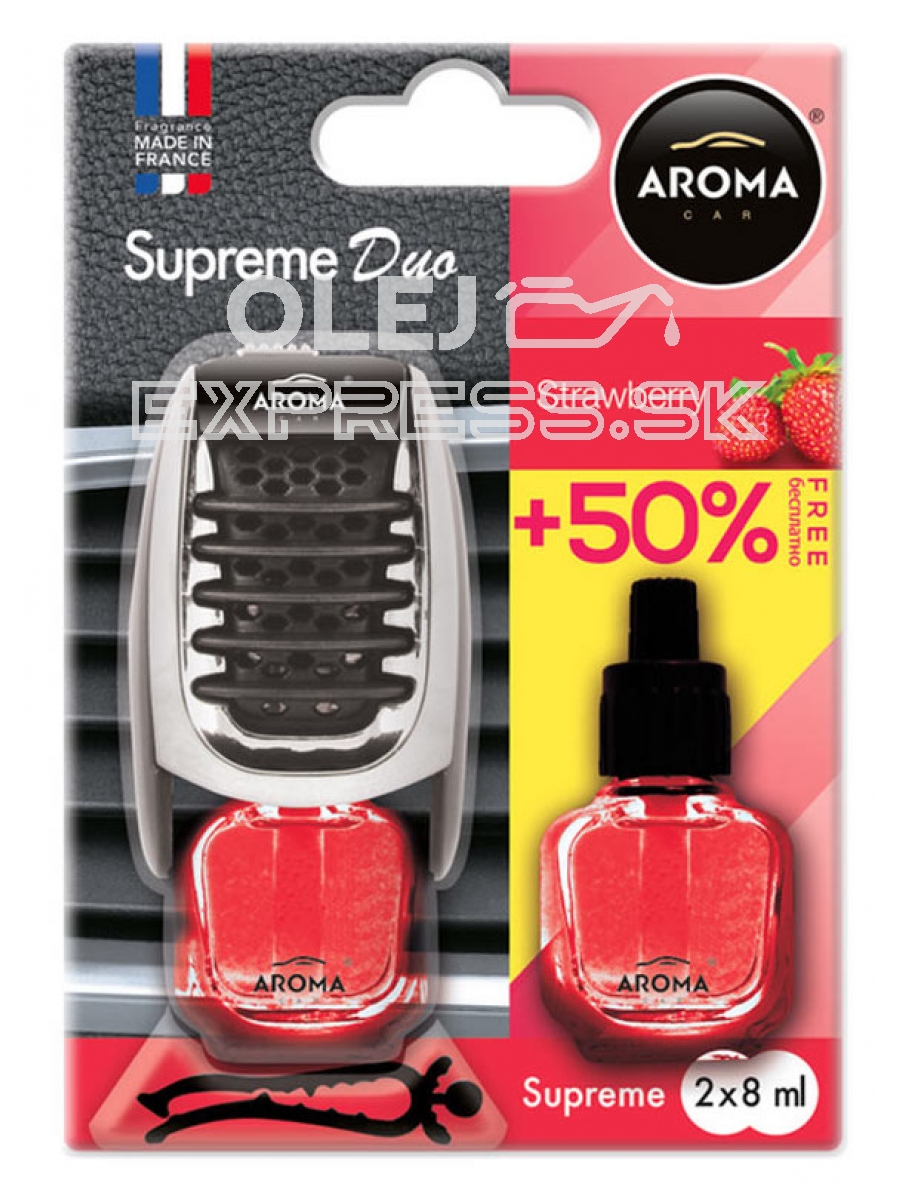 Aroma Car Supreme Duo Strawberry