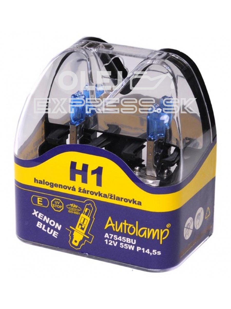 Autolamp H1 12V 55W P14,5s Xenon Blue 2ks