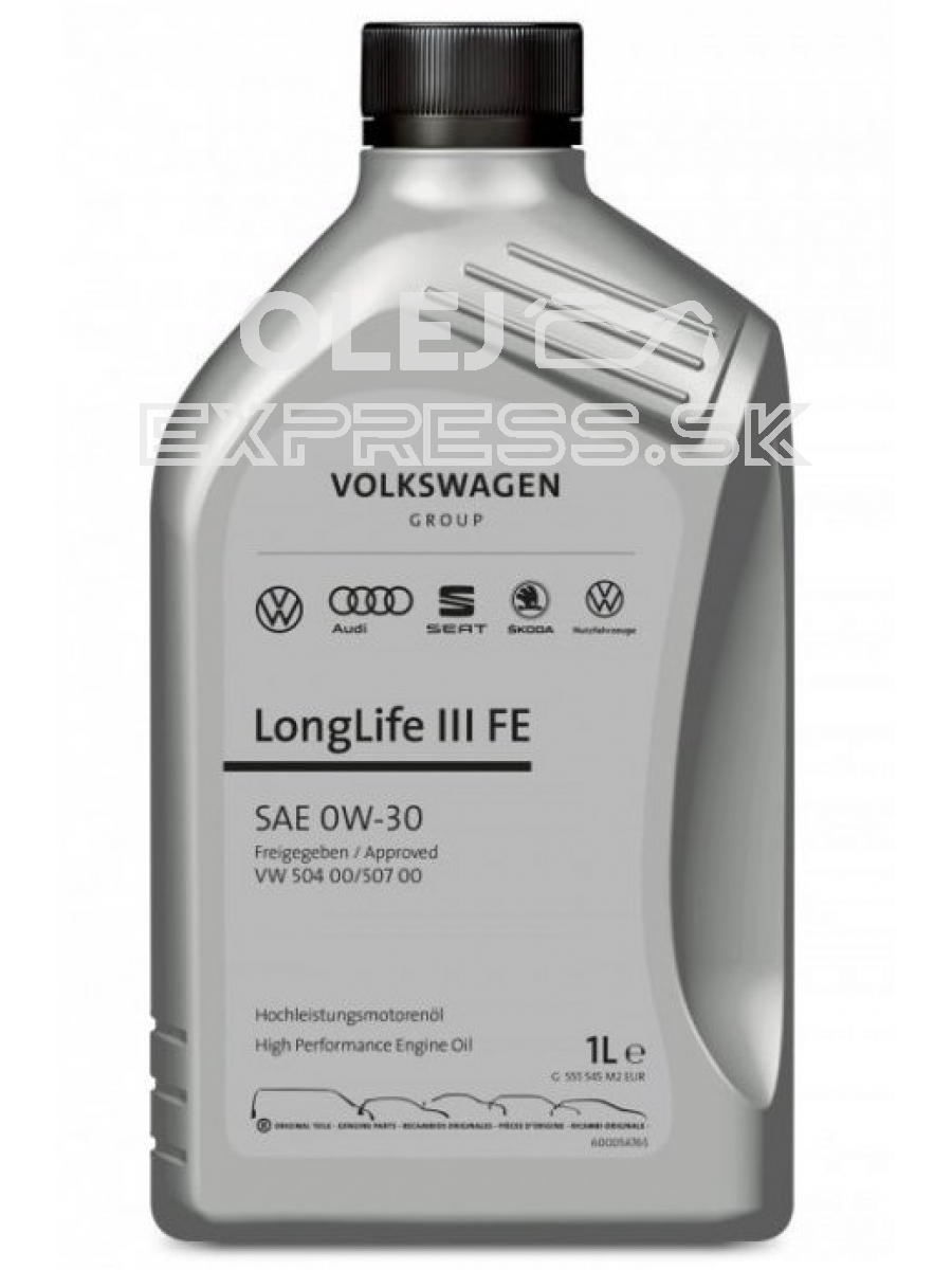 Volkswagen VAG GS55545M2 LongLife III FE 0W-30 1L